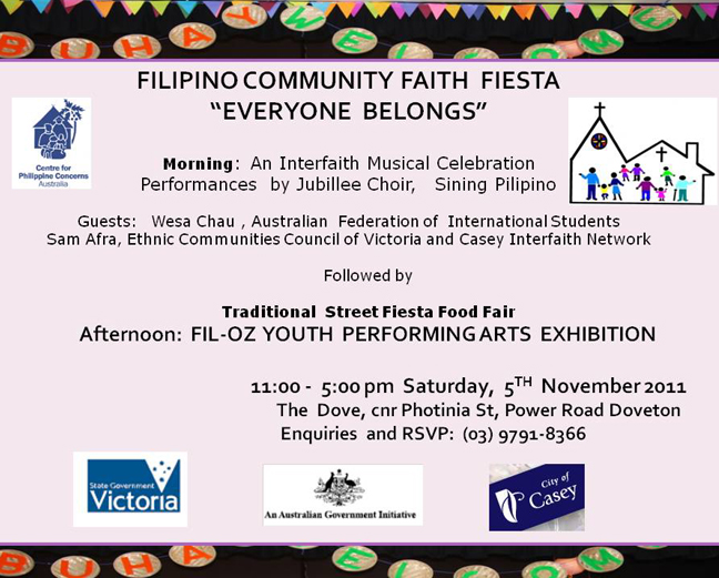 Filipino Interfaith Event