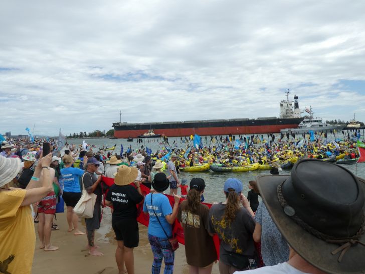 ARRC People of faith with others challenging coal exports